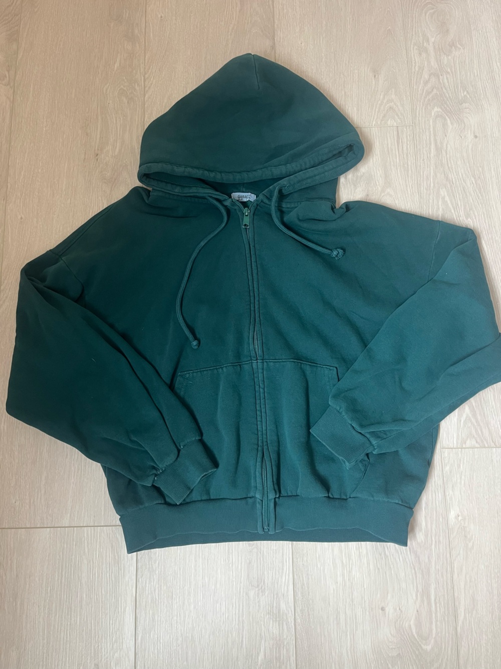Garage Deep Teal Zip Hoodie